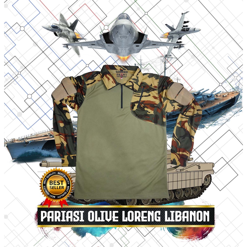 kaos bdu full dri-fit model terbaru/tni-ad/tni au/tni al