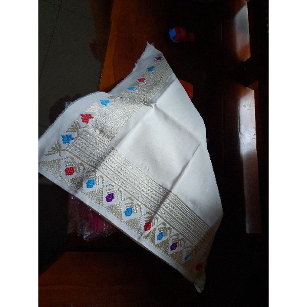 Kain Tenun Udeng Songket Sidemen Bali Asli (bukan bordir)