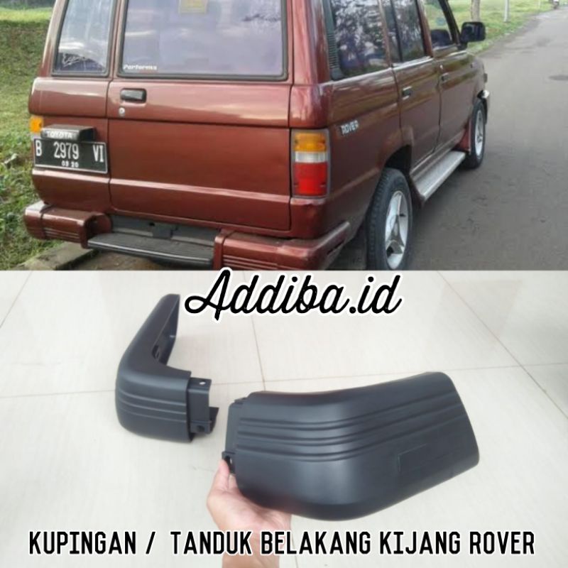 Kupingan /Tanduk Bumper Belakang Kijang Rover Bahan Plastik Tebal Harga Satuan