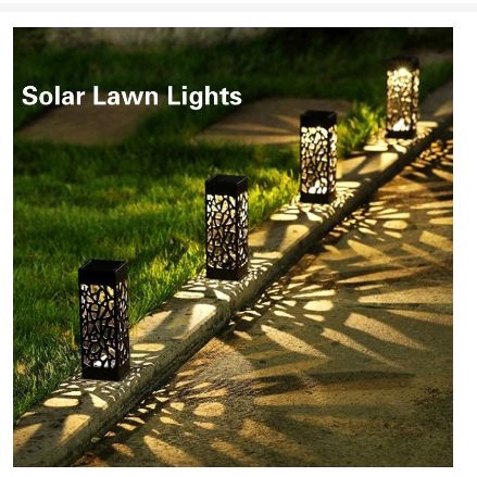 [TOSERBA_EMAK] - Holar Lampu Taman Solar Panel Garden Decoration Ground Plug Warm Light - EM311