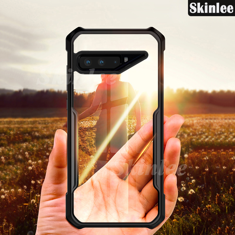 For Asus Rog Phone 3 5 6 7 Ultra 8 Pro 9 FE Transparent Hard Casing Case Airbag Full Protection Phon