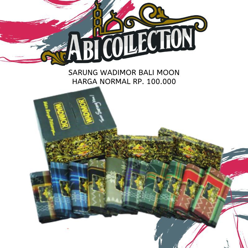 WADIMOR MOTIF BALIMOON SARUNG DEWASA ORIGINAL PINTU ACEH