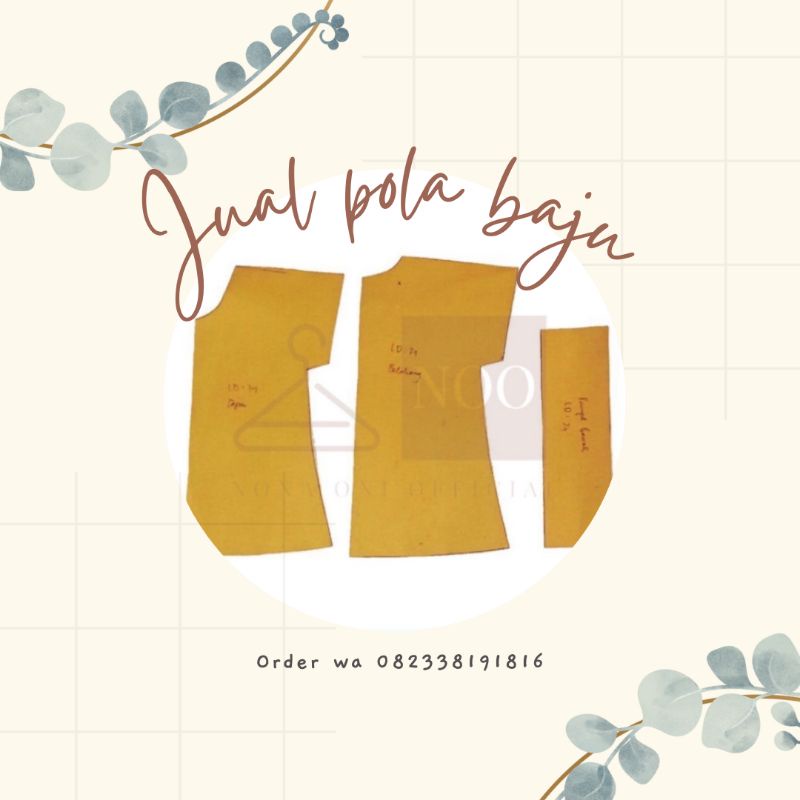 pola rok anak loose blouse