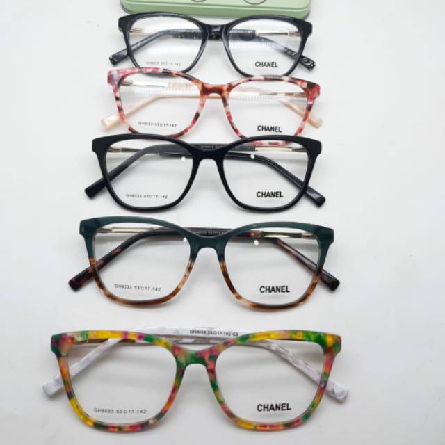 Kacamata Wanita Frame Chanel banyak pilihan warna