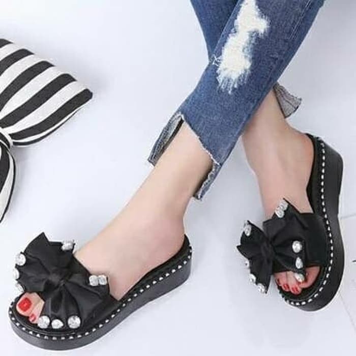 Wedges Wanita Pita permata SDW313