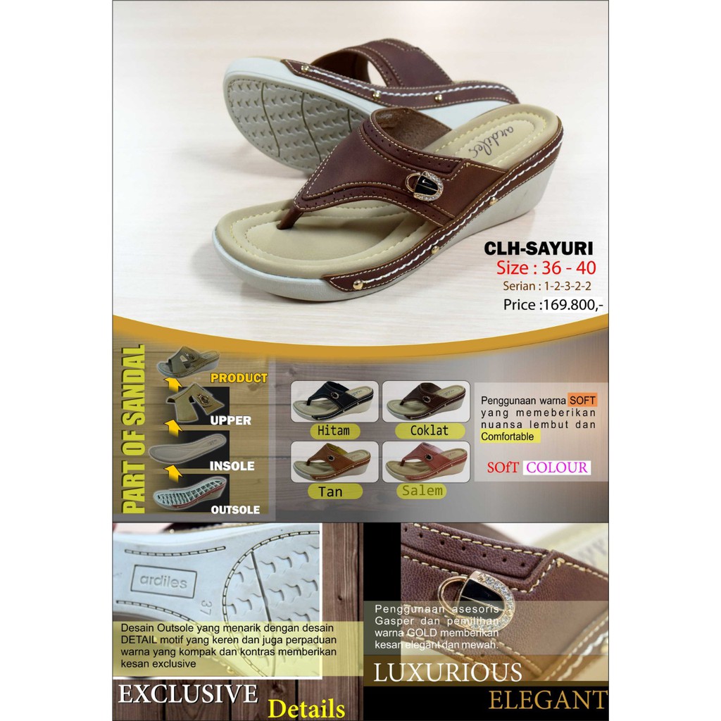 Sandal Fashion Wanita Model Korea soimah cantik Slip Ardiles KULIT sendal flip flop hommy style