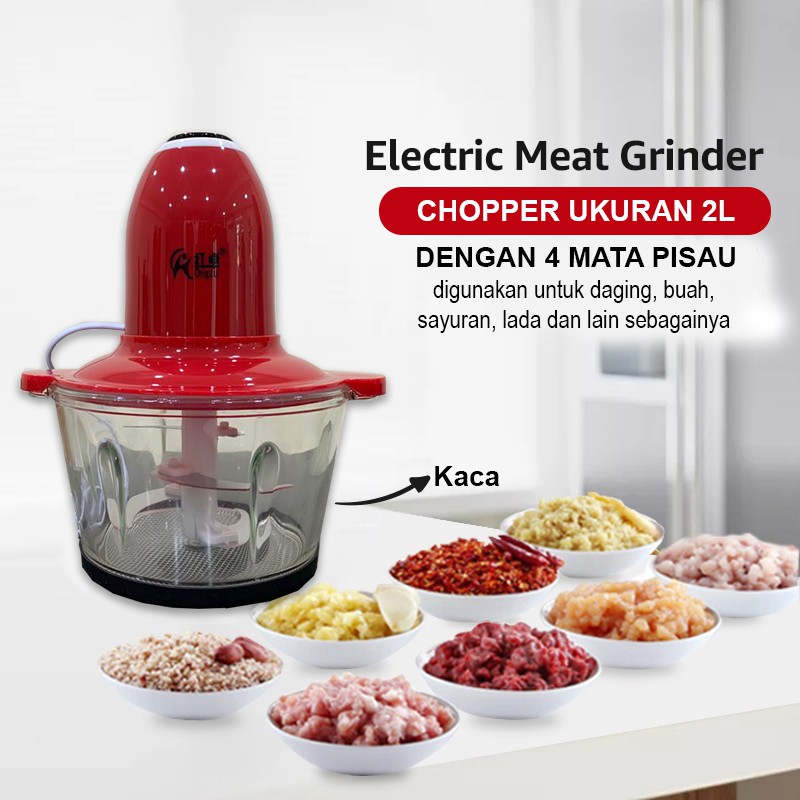 Jual Chopper Atau Meat Grinder 2 Liter | Shopee Indonesia