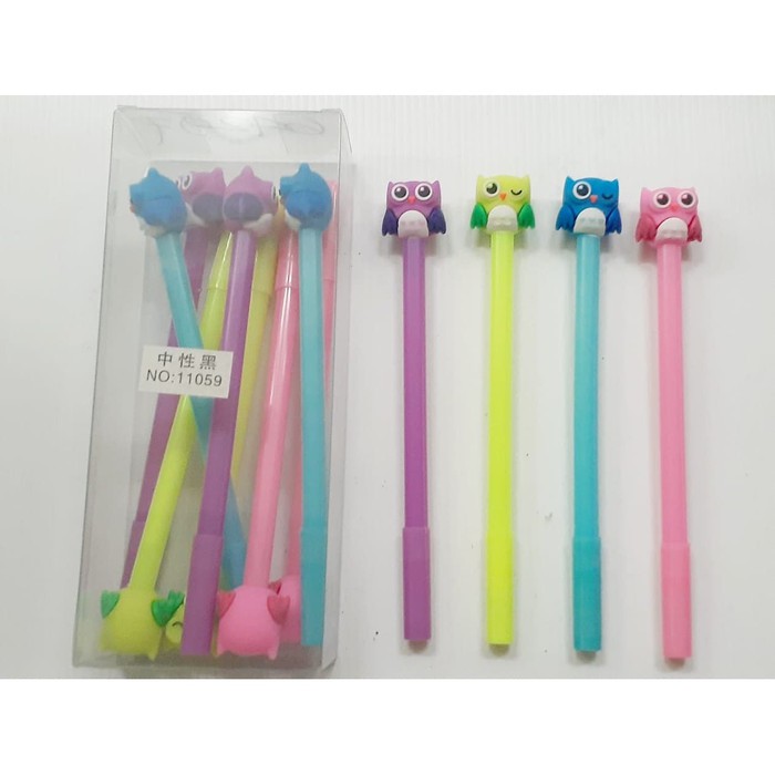 

PULPEN FANCY OWL/BURUNG HANTU A608 PER BOX ISI 12PCS