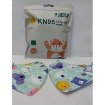 Masker Anak Kn95 Mouson Isi 10 Pcs Murah