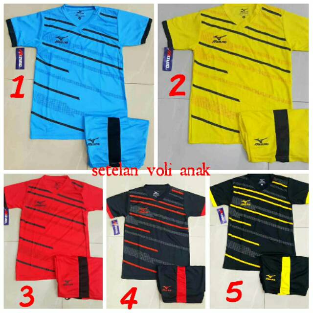 Setelan Baju Voli Mizuno Junior Anak 2