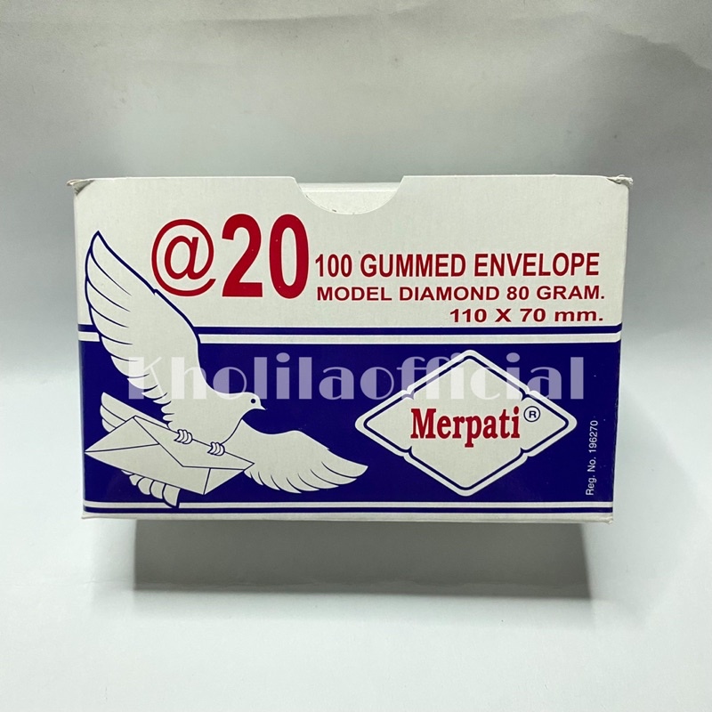 

AMPLOP PUTIH KECIL MERPATI