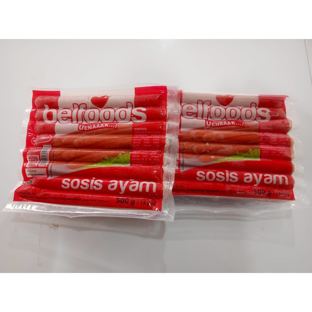 

BELFOODS SOSIS AYAM UENAAAK 500 GR
