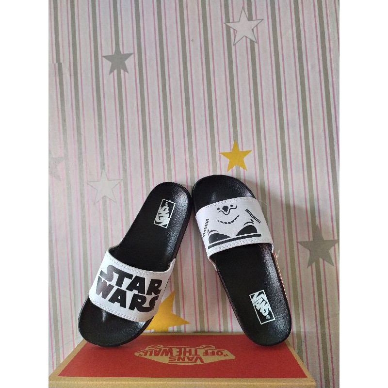 Sandal vans star wars sendal slop casual murah grade original