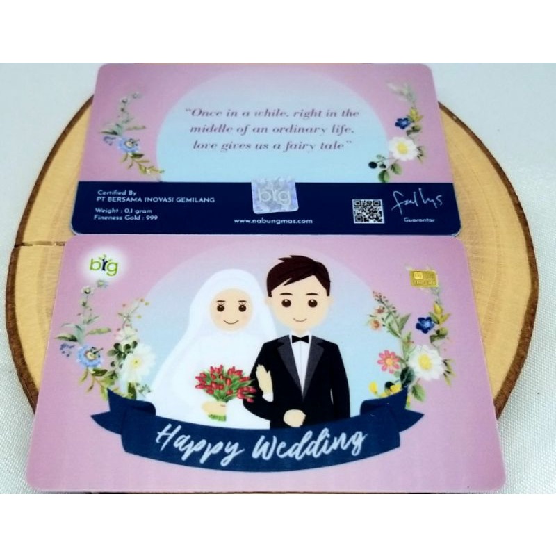 UBS HRTA BIG PVC MINI GOLD 0.1 GR/LOGAM MULIA HRTA MINI GOLD/LM HRTA GIFT SERIES/LOGAM MULIA HARTADI