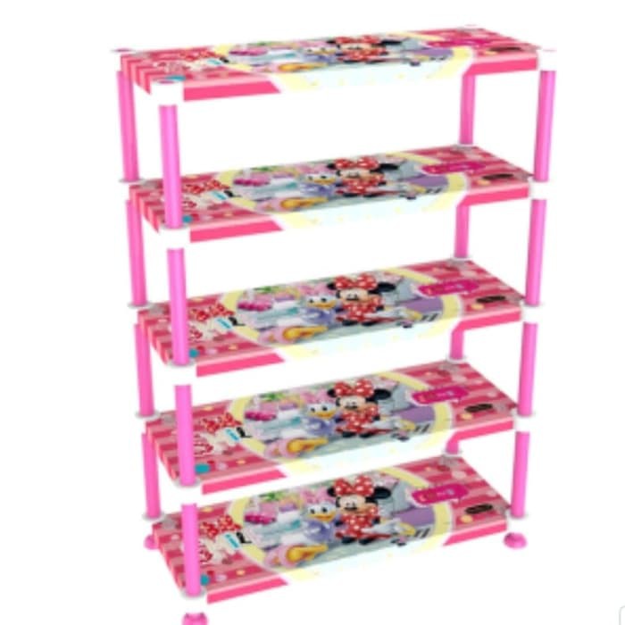 Disney Rak Organizer 5 Susun Minnie Mouse - Rak Sepatu Anak