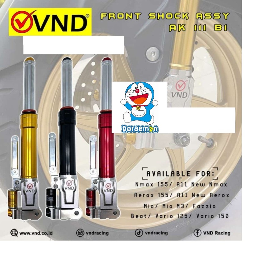 DR Shock depan VND tabung sok depan AEROX155 NMAX SALE