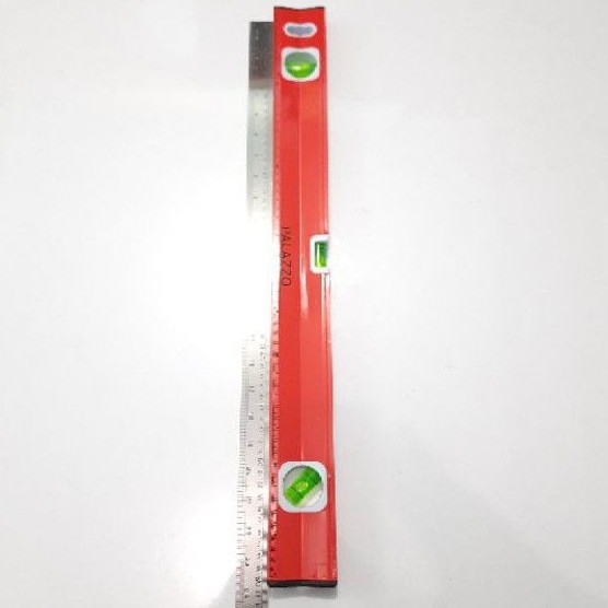 Waterpass Magnet 24inci 60CM Merah / Penggaris Timbangan (D4137)