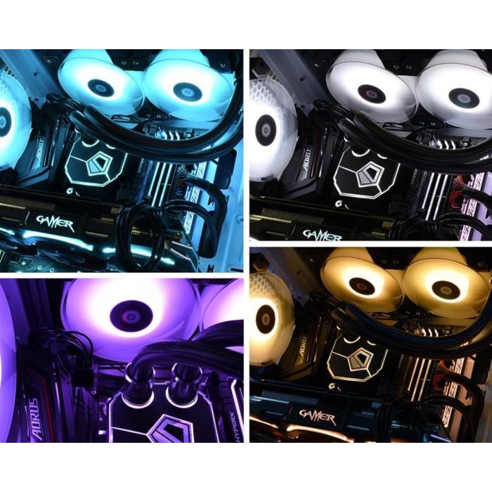 ID COOLING DF 12025 RGB SINGLE 12CM PWM FAN ID-COOLING DF-12025 CASING