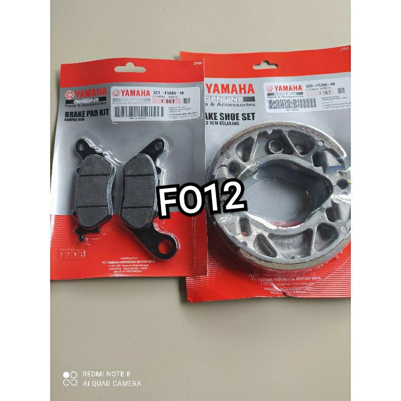 KAMPAS REM/DEPAN BELAKANG/YAMAHA/VEGA ZR/FORCE FI/JUY ROBOT/JUPITER Z1/YAMAHA ORI KAMPAS