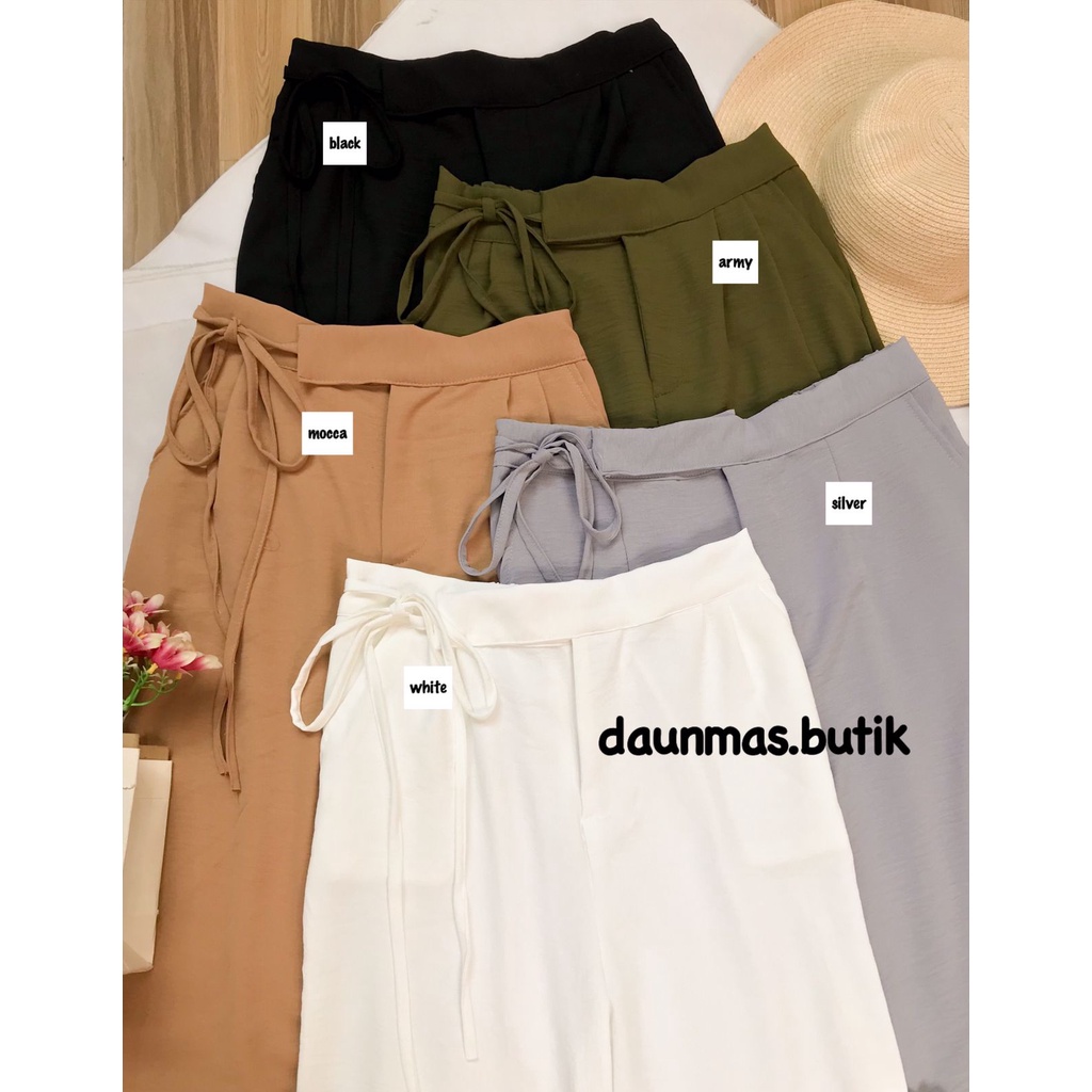 1KG MUAT 5PCS | SIVA KULOT HIGHWAIST TALI SAMPING AIRFLOW CRINKLE HITS OOTD KOREAN STYLE HITS OOTD SELEBGRAM