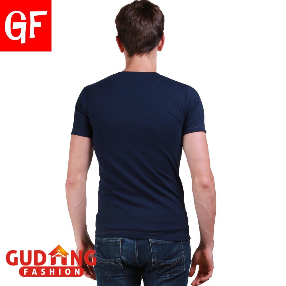 Kaos Pria Keren Lengan Pendek Vneck FP 522