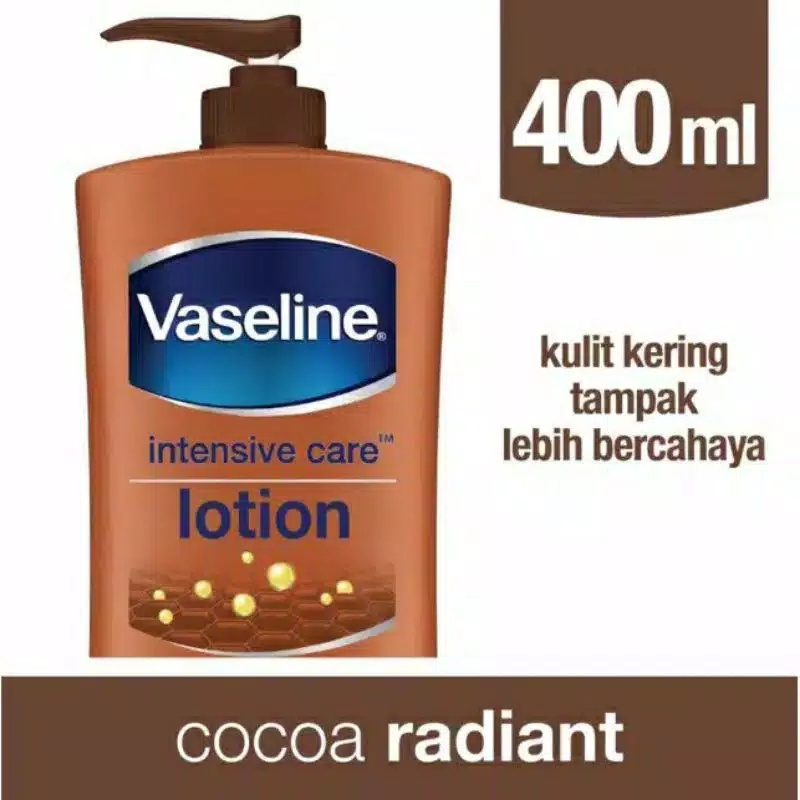 Vaseline Body Lotion 400ml UV Whitening / Aloe Soothe / Cocoa Radiant 400 ml