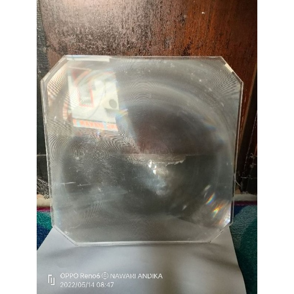 Lensa freshnel bekas proyektor jadul