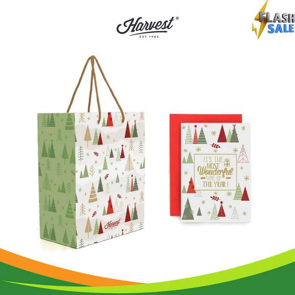 

GROSIRAN MURAH Paket Paper Bag Kartu Natal Harvest Wrap Kit Triangle Time