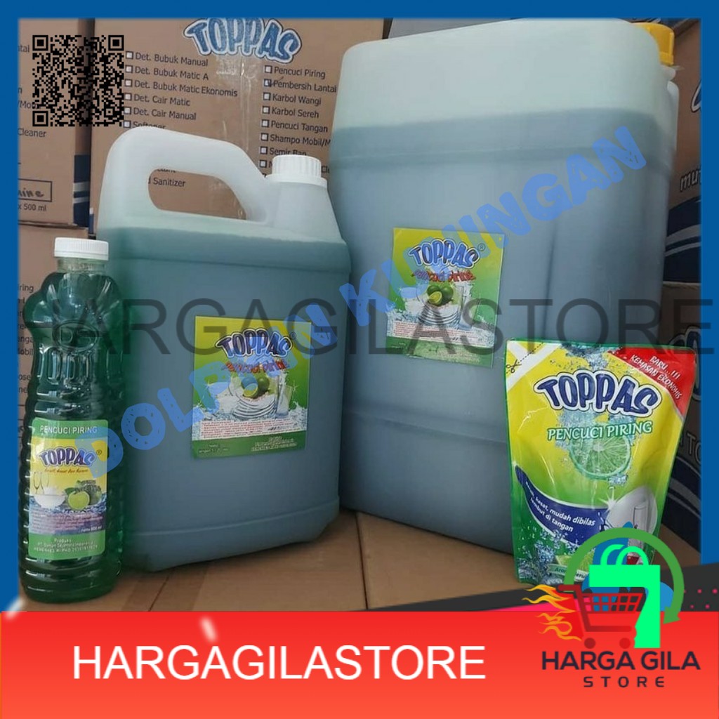 TOPPAS Sabun Cair Pencuci Piring Dirigen 5 Liter