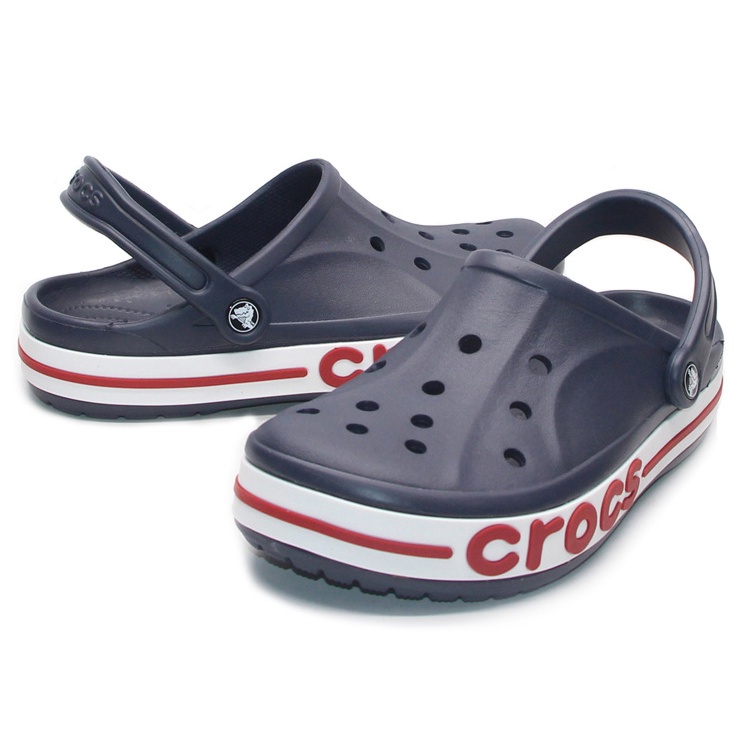 Sandal Crocs Baya Clog / Sandal Kodok / Sandal Unisex / Sandal Laki laki dan Perempuan / Sandal Tahan Air / Sandal Perawat - Navy