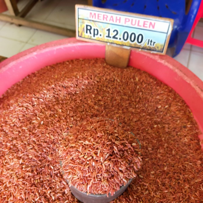 

beras merah 1 liter
