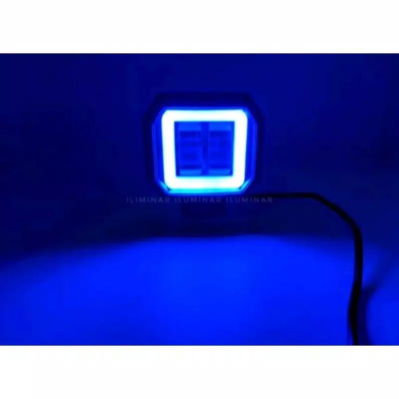 Lampu tembak sorot LED CWL 2 mata lensa 4D 20watt cree Kotak