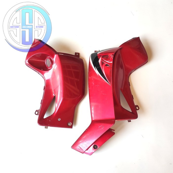 COVER SAYAP LUAR DALAM SET KAWASAKI ZX 130 ORIGINAL MERAH ORI ZX130
