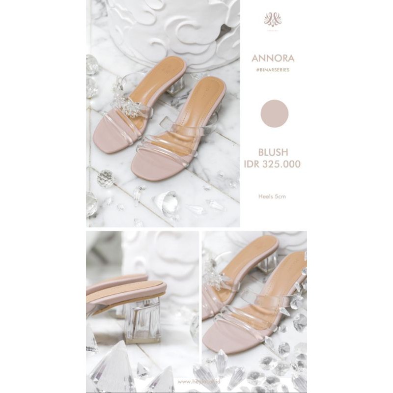 ANNORA HEELS LOCAL.ID BLUSH 38