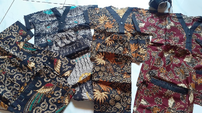 Piyama Batik Anak | Baju Tidur Anak | Batik Pekalongan | Batik Anak Ecer Grosir Kodian
