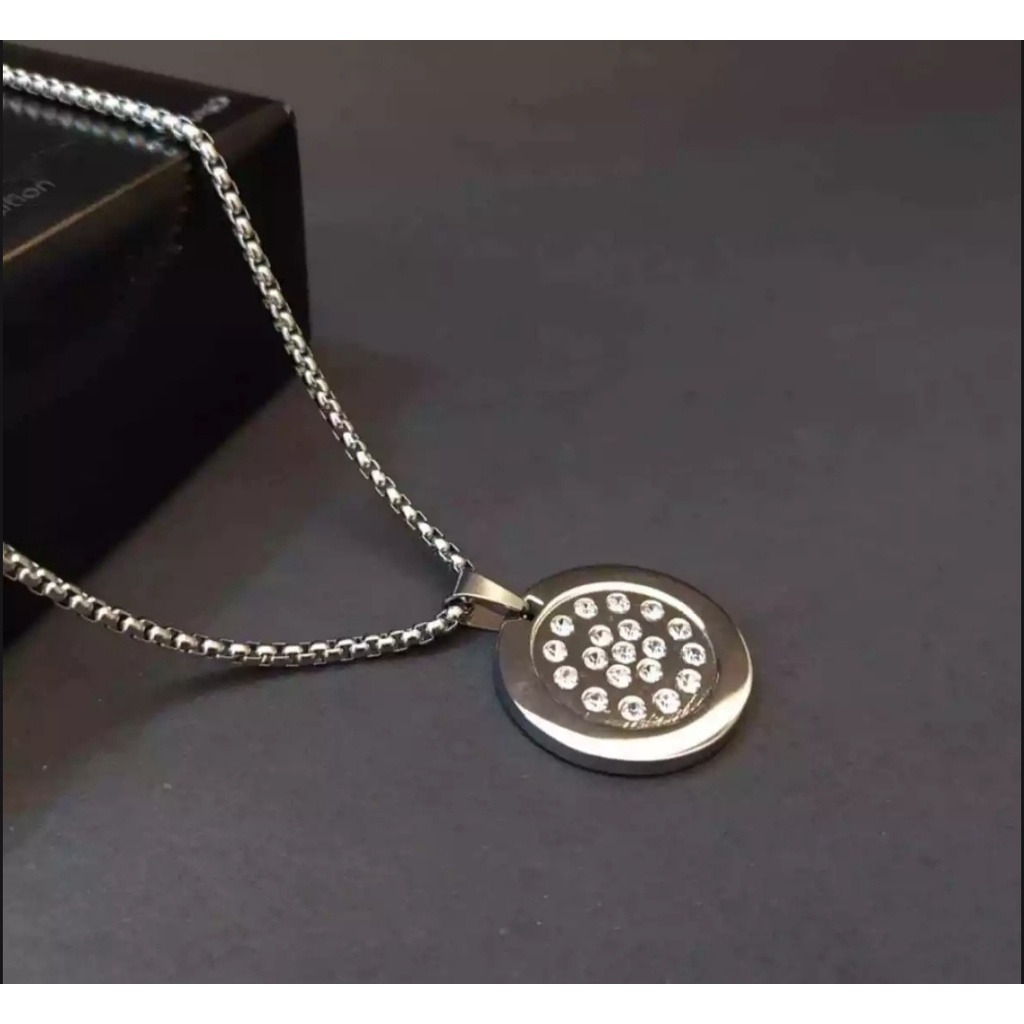 [BAYAR DI TEMPAT] 1 SET kalung kesehatan Quantum Pendant permata Bio Energy + box + sertifikat card original, KALUNG KESEHATAN QUANTUM PENDANT ORIGINAL KALUNG+LIONTIN BIO ENERGI MODEL TERLARIS