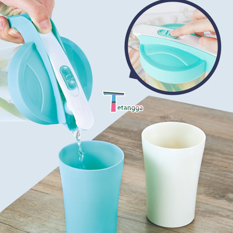 Teko Set of 5 Pcs/Water Jug /Ceret Air Plastik/Teko Air/ Pitcher Water Jug Infused Eskan Air Minum