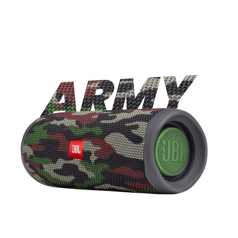 JBL Portable Flip 5 Wireless Bluetooth Speaker By Skypods Indonesia-Army