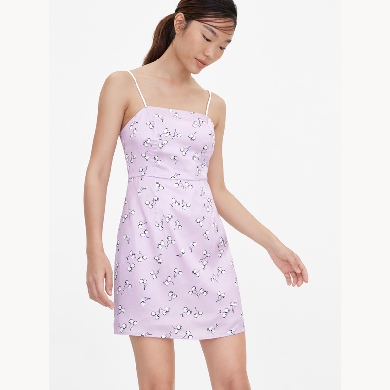 Pomelo - Cherry Print Mini Dress