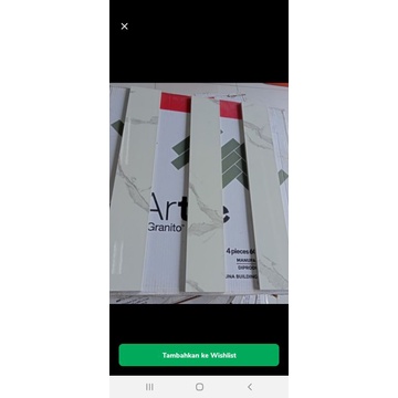 granit plint 10x60 daiva white