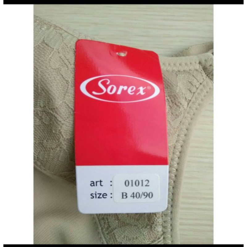 Bra Brukat Sorex 01012 Tanpa kawat Busa Tipis