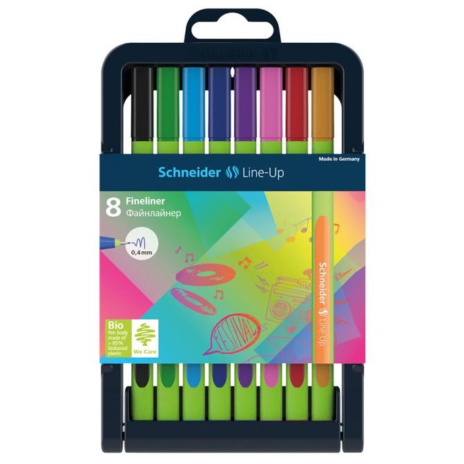 

Schneider Line-Up Fineliner 8 Colors Set 0.4mm