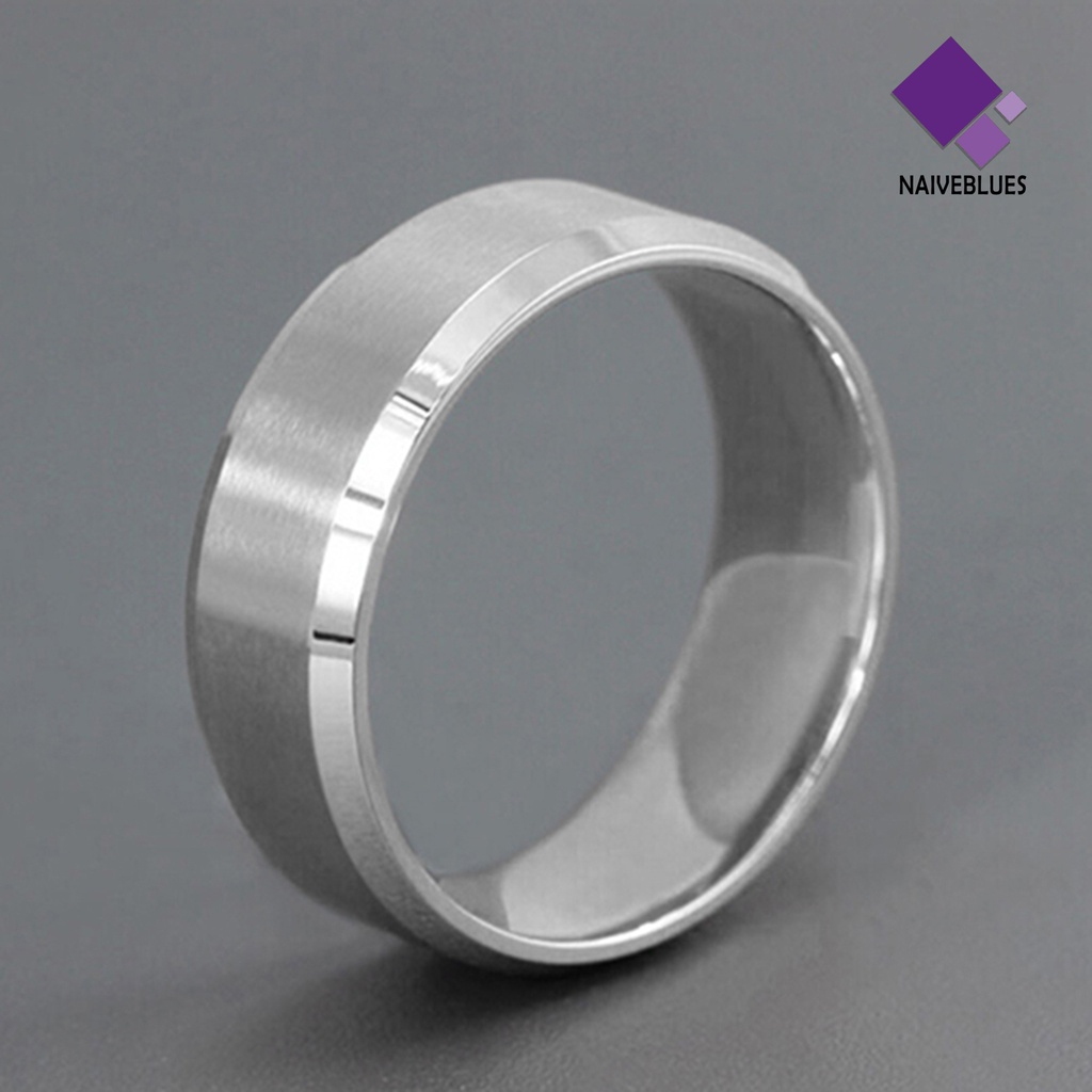 Cincin Bahan Titanium Steel Gaya Punk Untuk Cocktail