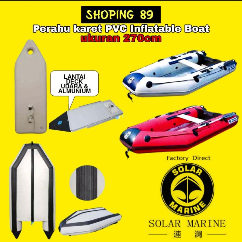 Perahu Karet Boat Mancing Solar Marine 270cm