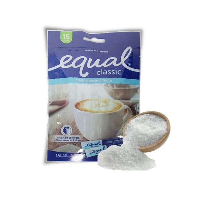 

HOT SALE Equal Classic Sweetener - Pemanis Buatan 15 Sticks