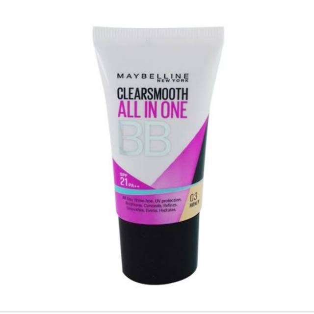 MAYBELLINE CLEARSMOOTH ALL IN ONE BB SPF21 - 03 ( honey )