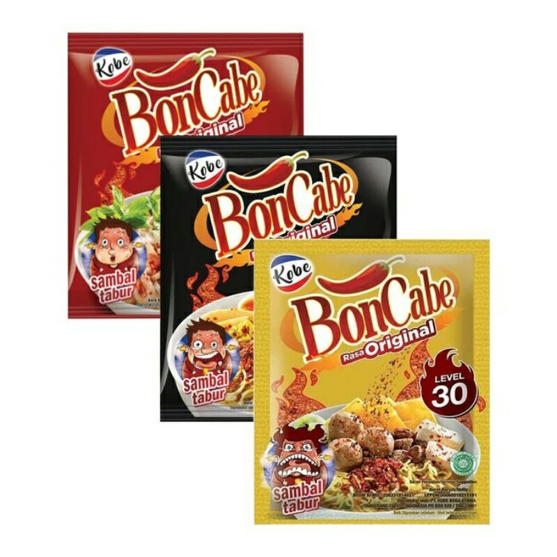 

KOBE BONCABE Pedas Level 15, 30 | Boncabe ROA Level 15 | Bon Cabe EXTRA HOT
