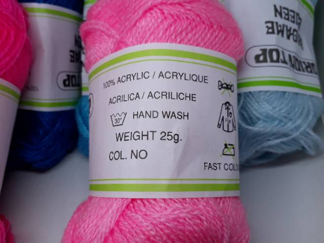 Benang Woll Acrylic 1mm