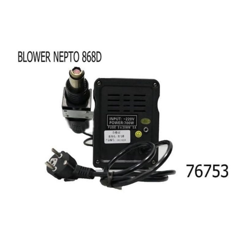 Blower nepto 868D hot solder uap original blower murah dan bagus