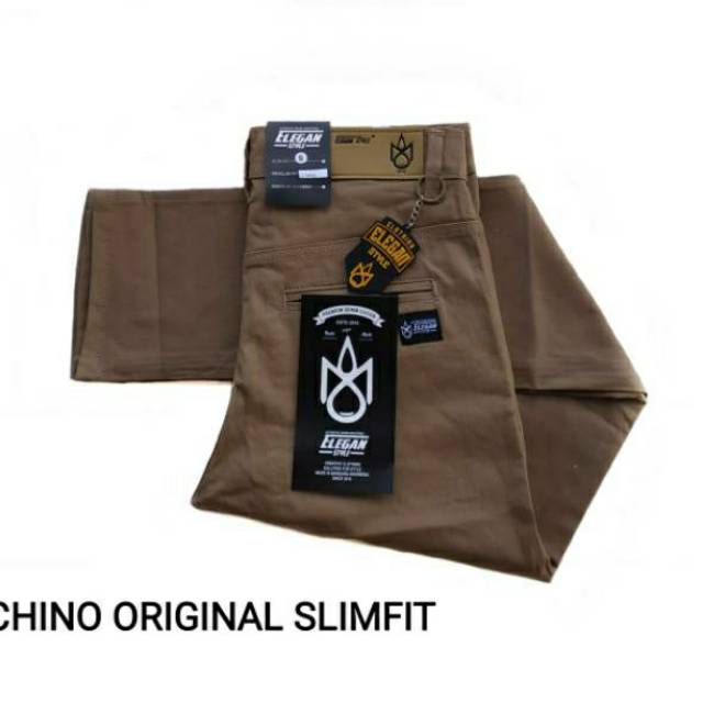 CELANA CHINO SLIMFIT/STANDAR ORIGINAL ELEGAN STILE